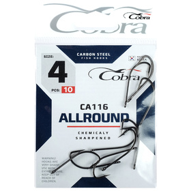 Крючки Cobra ALLROUND (CA116) № 4 (10шт.) 02.07.2021 14 58 40